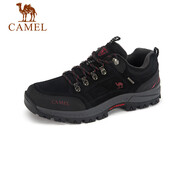 駱駝（CAMEL）男鞋戶外休閑運動登山鞋防撞徒步鞋  A632026925 黑色 38