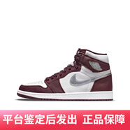 耐克（NIKE）Air Jordan 1 High AJ1波爾多酒紅男女高幫籃球鞋 555088-611 42