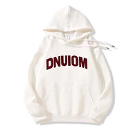 迪伽達連帽衛(wèi)衣男春秋新款美式簡約字母印花寬松設(shè)計感抽繩基礎(chǔ)百搭外套 CXS-LM259白色【常規(guī)】 XL