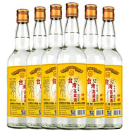 五緣灣臺灣高粱酒金門(mén)風(fēng)味純糧食口糧酒送禮聚會(huì )高度白酒濃香型糧食酒 52%vol 600mL 6瓶 珍釀臺灣高粱酒