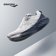 Saucony【彭于晏同款】索康尼勝利22專業(yè)強(qiáng)緩震跑鞋男厚底跑步鞋運(yùn)動(dòng)鞋男 白深蘭218【寬楦】 40