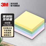 3M 便利貼 報事貼/便條紙/便簽紙/便簽本 合宜系列辦公用品 學習用品文具 四色多色便條紙 654B-4P
