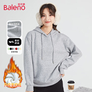 班尼路（Baleno）套頭連帽衛(wèi)衣女2025年春秋季薄款寬松休閑小個子外套上衣