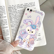 良友情適用于iPhone6s78蘋(píng)果5s6s七八7plus手機殼se2蠟筆小新8plu 抱熊星黛露TF056古董白 iPhoneSE(第一代)