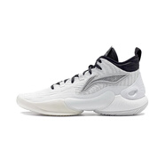 李寧（LI-NING）馭帥18籃球鞋2024新款馭帥系列緩震支撐穩定專(zhuān)業(yè)籃球鞋ABAU009 標準白/黑色-3 42