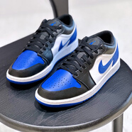 耐克（NIKE）air jordan 1 Low耐克男鞋女鞋冬季新款aj1低幫板鞋運動(dòng)籃球鞋 553558-140/553560-140 藍白 44