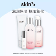SKIN79粉紅煥能精華乳100ml保濕乳液護膚清爽乳學(xué)生化妝品護膚品女 水+精華乳+防曬隔離乳+洗面奶