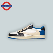 耐克（NIKE）Air Jordan1 AJ1倒鉤TS聯(lián)名 白藍(lán)閃電藤原浩高幫籃球鞋DH3227-105 DM7866-140( 支持鑒定) 39
