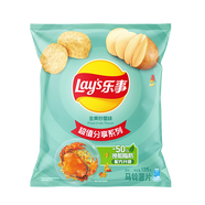 樂事（Lay's）薯片 金黃炒蟹味135克 休閑零食 膨化食品