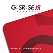 卓威鼠標(biāo)墊gsr熾6mm游戲電競fps超大細(xì)面橡膠游戲csgo順滑鎖邊 GSR熾 4mm x 400x450mm