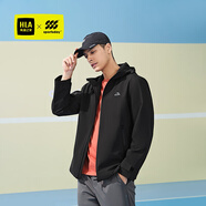 海瀾之家?jiàn)A克男25新款馬術(shù)運動(dòng)工裝撞色外套男春季HWJAW1W023A 黑色44 170/88A 推薦63~68kg