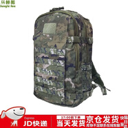 叢林狐作訓包雙肩包背包軍迷多功能登山包旅行包 夏水墨云紋