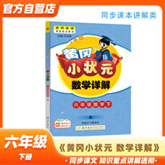 黃岡小狀元數學(xué)詳解2024春六年級下冊R人教部編版6年級同步教材解讀全解教師備課學(xué)生自主學(xué)習輔導書(shū)