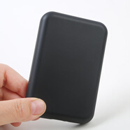 派特諾（partn）蘋(píng)果磁吸Magsafe外接電池保護套apple無(wú)線(xiàn)充電寶殼硅膠磨砂防摔套 MagSafe外接電池】黑色磨砂軟殼 保護殼用于蘋(píng)果1460毫安外接電池