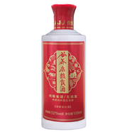 谷養(yǎng)康糧食酒【0添加】濃香型白酒 純糧酒純糧食酒老酒 白酒四川口糧酒 52度 100mL (優(yōu)級紅小酒 3年窖藏)
