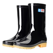回力雨鞋男士戶(hù)外防雨水鞋釣魚(yú)洗車(chē)防滑雨靴廚師膠鞋HL886中筒黑色40