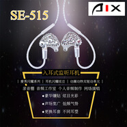 AIX AIX愛秀 SE-515專業(yè)監(jiān)聽舞臺耳返 高保真鑲鉆直播有線掛耳式耳機(jī) SE-515閃耀系(動(dòng)圈動(dòng)鐵雙驅(qū)動(dòng))