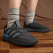 阿迪達斯（adidas）休閑鞋男鞋女鞋2025秋冬季新款三葉草運動(dòng)鞋面包鞋保暖棉鞋 IF4229黑色 偏小半碼 39