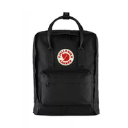 FJALLRAVEN北極狐雙肩包kanken男女戶外大容量書包電腦包運動旅行背包23510 550黑色 16L【可容納14寸筆記本電腦】