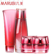 丸美;MARUBI丸美套裝 多肽蛋白提拉 潔面+水+日霜+晚霜