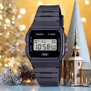 卡西歐（CASIO）經(jīng)典復(fù)古防水學生手表F-91WM-3A/2A/7A/9ADF F84 F105 A158電子表 F91WB-1A 2024新配色限量 送貼膜