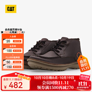 CAT卡特工裝靴男士馬丁靴防滑厚底戶外英倫風(fēng)牛皮靴子P725410N3EDC17 深褐 44