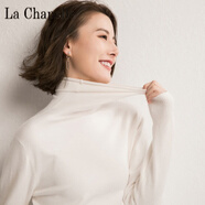 拉夏貝爾（La Chapelle）【斷碼毛衫】秋冬羊 絨衫女高領(lǐng)套頭大碼加厚打底毛衣羊 毛短款針 純100自動(dòng)發(fā)熱白色 純100自動(dòng)發(fā)熱S 【80-95斤】
