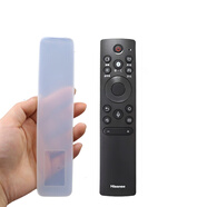 海信原裝電視語(yǔ)音遙控器CRF3A68通用CRF3G71H LED50 55N5700U LED65E7CY 55E7CY LED50N61U 55N61U CRF3G71H+硅膠套