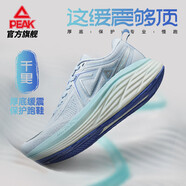 匹克（PEAK）男子態(tài)極科技千里厚底緩震慢跑鞋男夏季競訓跑步鞋回彈運動(dòng)鞋男鞋 月藍-力挽狂藍 42