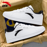 安踏男鞋板鞋男2026春季新款男士低幫百搭運動(dòng)休閑潮鞋滑板鞋小白鞋男 安踏白/黑-8053 42 【官方正品 假一賠十】