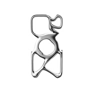 怒喵手機殼原創(chuàng  )設計iphone17/air 蘋(píng)果16promax手機殼磁吸男女情侶款 蘋(píng)果15pro殼新款鏤空時(shí)尚保護套 iPhone 15 ProMax 銀色 啞光