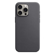 適用于適用蘋(píng)果16promax手機(jī)殼皮革磁吸動(dòng)畫(huà)iPhone15pro全包真皮保護(hù)套1 【雅丹黑】真皮革Magsafe磁吸動(dòng)畫(huà)裸機(jī)不 iPhone 16 Pro Max