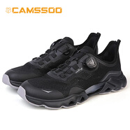 美駱世家（CAMSSOO）夏季溯溪鞋女男士透氣防滑耐磨舒適戶外休閑運動速干涉水鞋洞洞鞋 黑灰 39