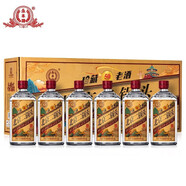 永豐牌北京二鍋頭小方瓶金瓶清香型白酒純糧釀造糧食白酒整箱禮盒 46度 500mL 6瓶 永豐珍藏老酒50