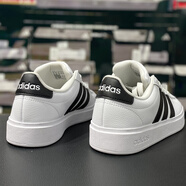 ADIDAS男鞋秋季新款學(xué)生百搭運動鞋neo防滑耐磨透氣低幫板鞋舒適休閑鞋 GW9195 41