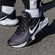 耐克（NIKE）運動鞋男鞋2025夏季新款AIR MAX IMPACT 4氣墊休閑鞋跑步鞋籃球鞋 黑色白藍DM1124-001建議拍大一碼 43