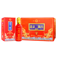 永豐牌北京二鍋頭酒 白酒整箱 清香型 糧食酒 節(jié)日禮品禮盒裝 42度 500mL 6瓶 福星大地紅