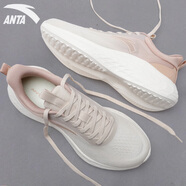 安踏男鞋運動(dòng)鞋男2024夏季男士網(wǎng)面透氣復古潮流休閑老爹鞋跑步鞋子男 -3白堊色/沙土灰 42.5