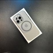 期尚新款上下插拼適用蘋果15promax磨砂iPhone5Pro拼接手機(jī)殼14pm磁吸無線充電ip13簡約透明高級套ins 大孔鏡頭【灰色-磁吸款】 iPhone 12pro