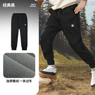 斯博蘭帝童裝兒童褲子秋冬款男童女童休閑運動(dòng)褲中大童長(cháng)褲衛褲潮百搭束腿 經(jīng)典黑（6910）保暖柔軟長(cháng)褲 160