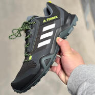 阿迪達斯 （adidas）男鞋2025夏季TERREX戶外登山鞋徒步鞋跑步鞋低幫越野休閑運動鞋 FX4575黑色AX3 41