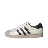 阿迪達斯 （adidas）三葉草Superstar阿迪金標小白鞋黑白男女板鞋C77124EG4958官方旗 米白ID1009 現(xiàn)貨 43