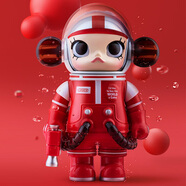 POP MART泡泡瑪特 MEGA SPACE MOLLY 100% 周年系列2-A盲盒玩具生日禮物 隨機(jī)1個(gè) 不支持七天無理由退換