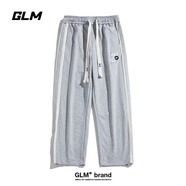 GLM休閑褲男韓版潮流百搭直筒寬松男裝長(cháng)褲子