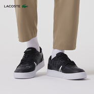 LACOSTE法國鱷魚(yú)男鞋L001百搭簡(jiǎn)約休閑舒適運動(dòng)鞋板鞋|47SMA0055 312/黑色/白色 9 /43