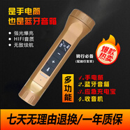 獅奧利興自行車手電筒帶藍牙音箱智能無線戶外山地騎行迷你插卡小音響低音 魅力金 騎行音響 官方標配