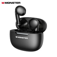 魔聲（Monster）N-Lite 208蘋果藍(lán)牙耳機(jī)無線 雙耳降噪手機(jī)通用入耳式運(yùn)動(dòng)耳機(jī)真無線游戲耳機(jī)低延遲 高音質(zhì)長續(xù)航 黑色【經(jīng)典款】