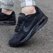 耐克（NIKE）男鞋2025新款夏季AIR MAX氣墊鞋緩震運(yùn)動(dòng)鞋休閑鞋透氣跑步鞋 黑色DX3666-010黑武士 40.5