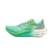 李寧（LI-NING）飛電4CHALLENGER跑步鞋2024春夏新款緩震跑鞋男競速運(yùn)動(dòng)鞋 熒光冰青/檸檬黃-14【涂碼】 39