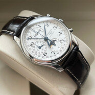【二手99新】24年全套浪琴（LONGINES）名匠系列四針月相 八針月相 新機芯自動機械多功能男表 40mm 白盤皮帶 L2.673.4.78.3 新機芯 單表